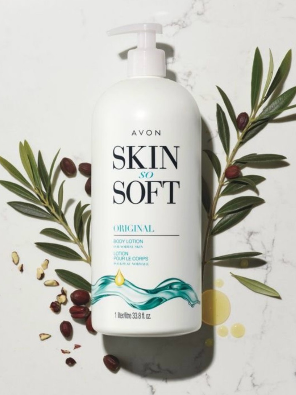 Avon Skin So Soft Original Body Lotion Bonus Size 33.8 oz